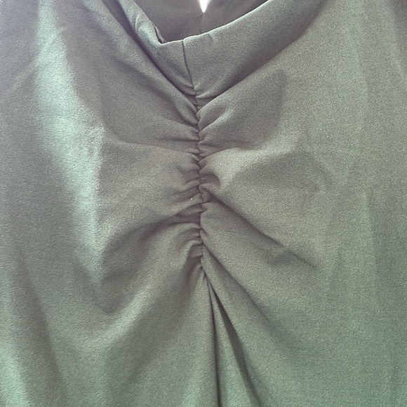 Emerald Sundae - Juniors' Notch-Neck Slit-Front Gown - Large - Picture 10 of 16